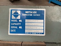 Metaflex fp-b4816 buigmachine - afbeelding 7 van  7