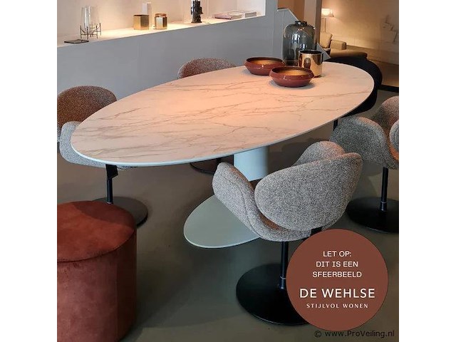 Metaform orfis eettafel ovaal - afbeelding 2 van  2
