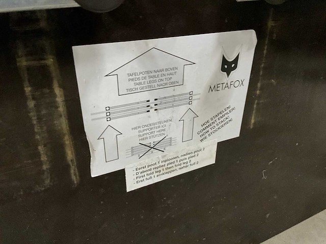 Metafox klaptafel - afbeelding 5 van  5
