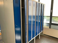 Metal, blika kleedkamer lockers en banken (31x) - afbeelding 21 van  34