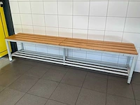 Metal, blika kleedkamer lockers en banken (31x) - afbeelding 24 van  34