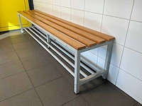 Metal, blika kleedkamer lockers en banken (31x) - afbeelding 25 van  34