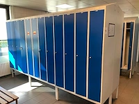 Metal, blika kleedkamer lockers en banken (31x) - afbeelding 20 van  34