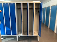 Metal, blika kleedkamer lockers en banken (31x) - afbeelding 32 van  34
