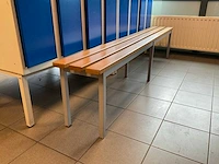 Metal kleedkamer lockers en banken (13x) - afbeelding 10 van  27
