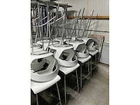 Metal mobil arredo ibis design barkrukken (14x) - afbeelding 7 van  8