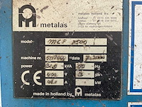 Metalas mcf1500 oppervlakte reinigingsmachine - afbeelding 5 van  13