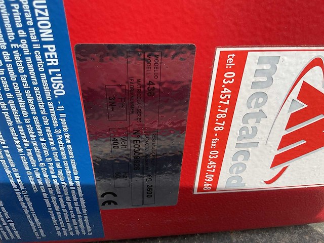 Metalced 436 hefbrug - afbeelding 5 van  8