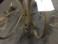 Metalen 6-armige kroonluchter - afbeelding 2 van  3