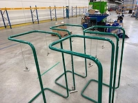 Metalen afvalzakstandaard / afvalzakhouder met klembevestiging (4x) - afbeelding 3 van  4