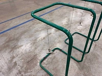 Metalen afvalzakstandaard / afvalzakhouder met klembevestiging (8x) - afbeelding 2 van  3