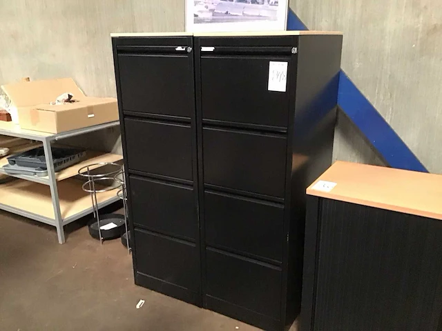 Metalen archiefkasten (2x) - afbeelding 1 van  3