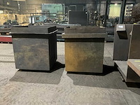 Metalen bak (2x) - afbeelding 3 van  5