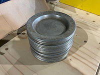 Metalen bord ø 17 cm (20x) - afbeelding 1 van  2