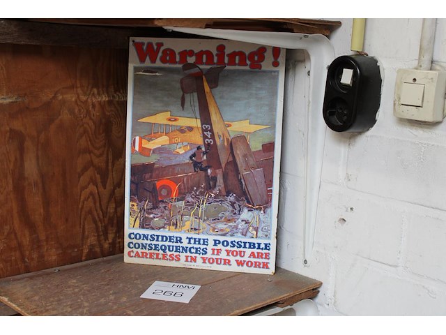 Metalen bord ande rooney met afmeting 24 x 36 cm. - afbeelding 1 van  2
