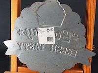 Metalen bord bakery - afbeelding 5 van  5