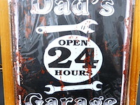 Metalen bord dad's - afbeelding 1 van  1