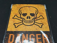 Metalen bord danger - afbeelding 1 van  5