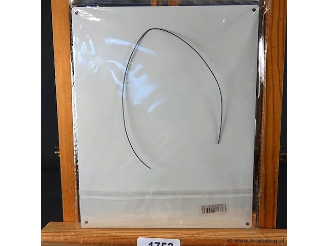 Metalen bord do not disturb - afbeelding 5 van  5