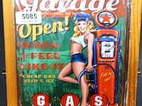 Metalen bord garage - afbeelding 1 van  1