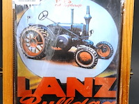 Metalen bord lanz - afbeelding 1 van  1