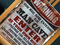 Metalen bord man cave - afbeelding 2 van  5