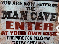 Metalen bord man cave - afbeelding 4 van  5