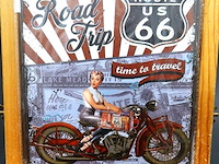 Metalen bord route 66 - afbeelding 1 van  1