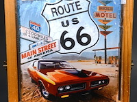 Metalen bord route 66 - afbeelding 1 van  1