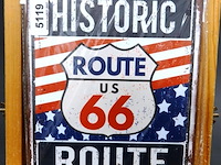 Metalen bord route 66 - afbeelding 1 van  1
