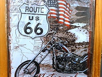 Metalen bord route 66 - afbeelding 1 van  1