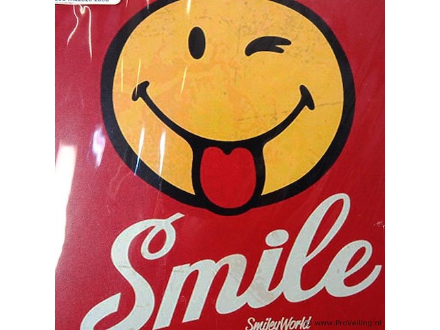 Metalen bord smile - afbeelding 4 van  5