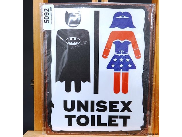 Metalen bord unisex - afbeelding 1 van  1