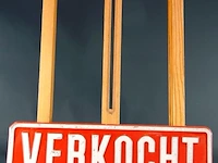 Metalen bord "verkocht" - afbeelding 2 van  4
