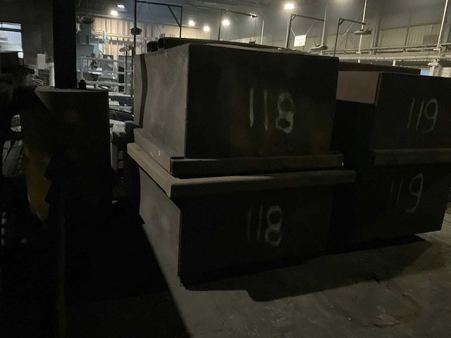 Metalen container (2x) - afbeelding 2 van  3