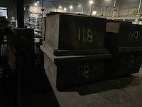 Metalen container (2x) - afbeelding 2 van  3