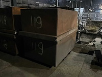 Metalen container (2x) - afbeelding 1 van  3