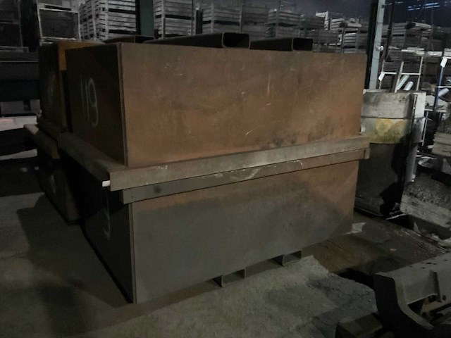 Metalen container (2x) - afbeelding 2 van  3