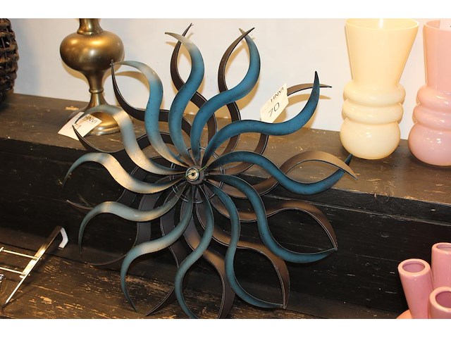 Metalen decoratie doorsnede 57 cm. - afbeelding 1 van  2