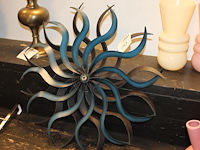 Metalen decoratie doorsnede 57 cm. - afbeelding 1 van  2