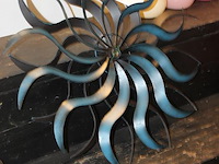 Metalen decoratie doorsnede 57 cm. - afbeelding 2 van  2