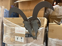 Metalen decoratie geit - afbeelding 2 van  6