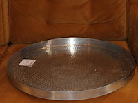 Metalen dienblad met doorsnede 60 cm. - afbeelding 2 van  2