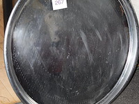 Metalen dienblad met doorsnede 70 cm. - afbeelding 3 van  3