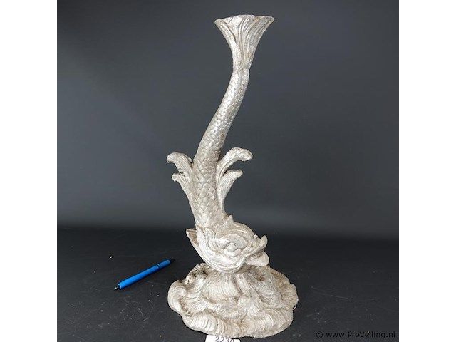 Metalen dolfijn al console - afbeelding 1 van  5