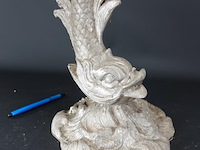 Metalen dolfijn al console - afbeelding 3 van  5