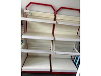 Metalen dubbele winkel rek - afbeelding 2 van  4