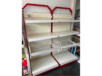 Metalen dubbele winkel rek - afbeelding 3 van  4