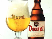 Metalen duvel anno 1871 retro reclamebord in reliëf - afbeelding 3 van  5