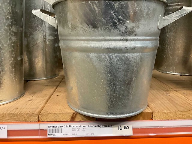 Metalen emmers - afbeelding 4 van  21